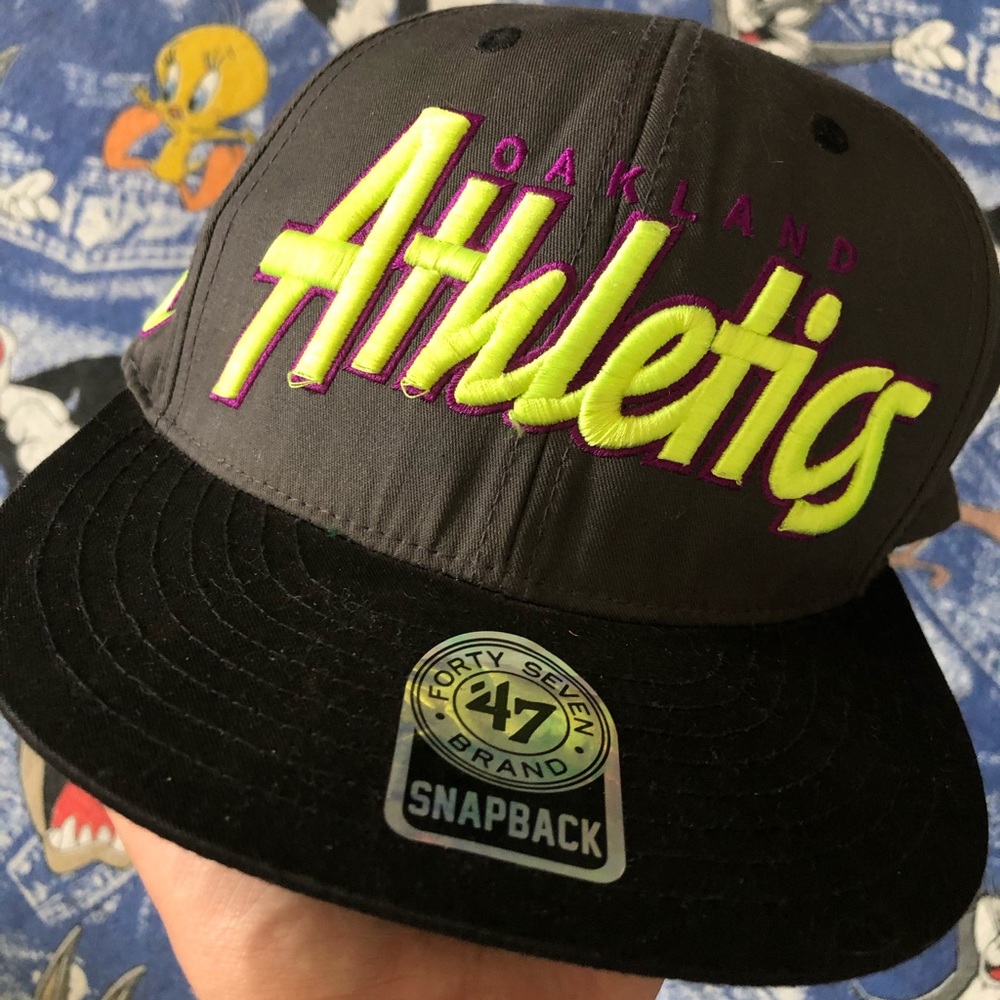 Oakland athletics snapback hat retro vintage